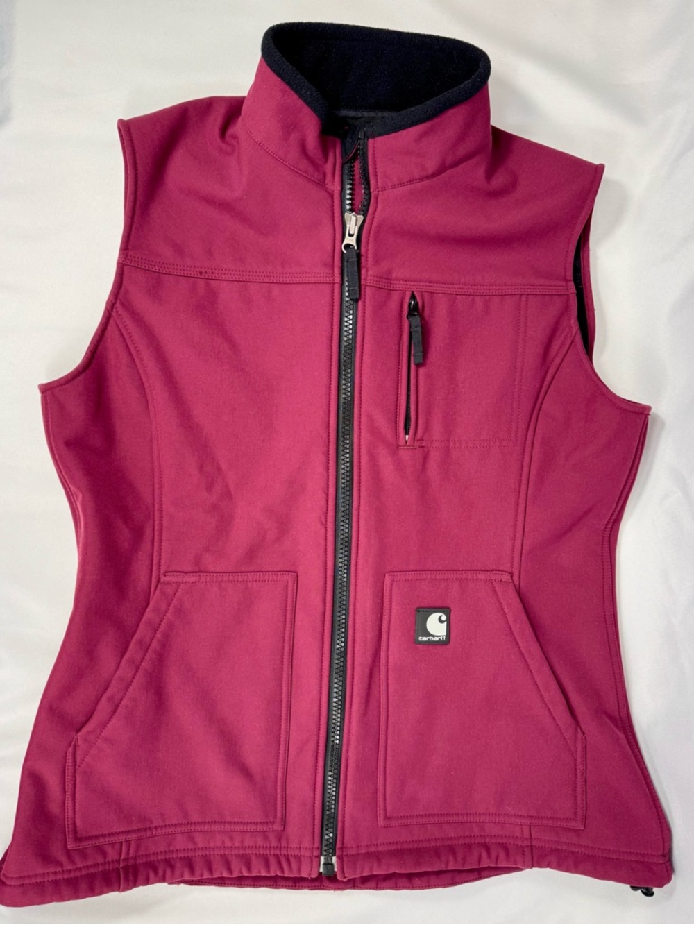 Carhartt Women’s Denwood Burgundy Softshell Vest WV002 BRG-Size L